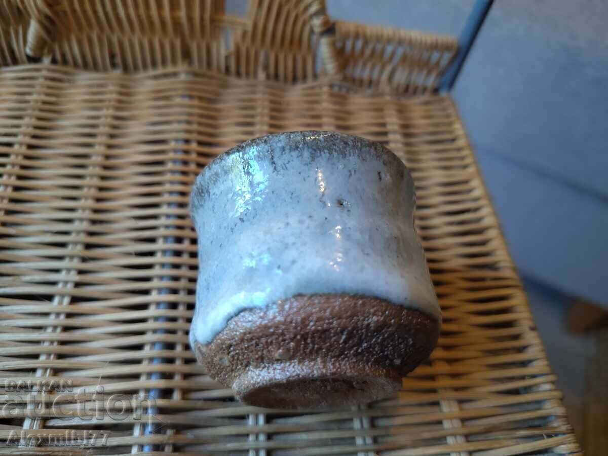 Ceașcă japoneză de sake din ceramică - Hagi guinomi - Japonia - 5