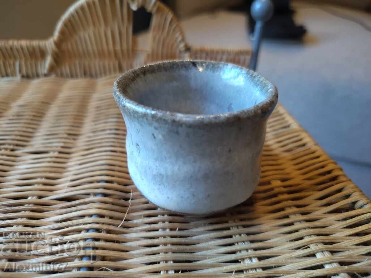 Ceașcă japoneză de sake din ceramică - Hagi guinomi - Japonia - 5