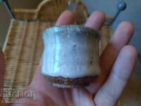 Japanese Ceramic Sake Cup - Hagi guinomi - Japan