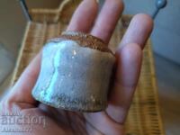 Ceașcă japoneză de sake din ceramică - Hagi guinomi - Japonia