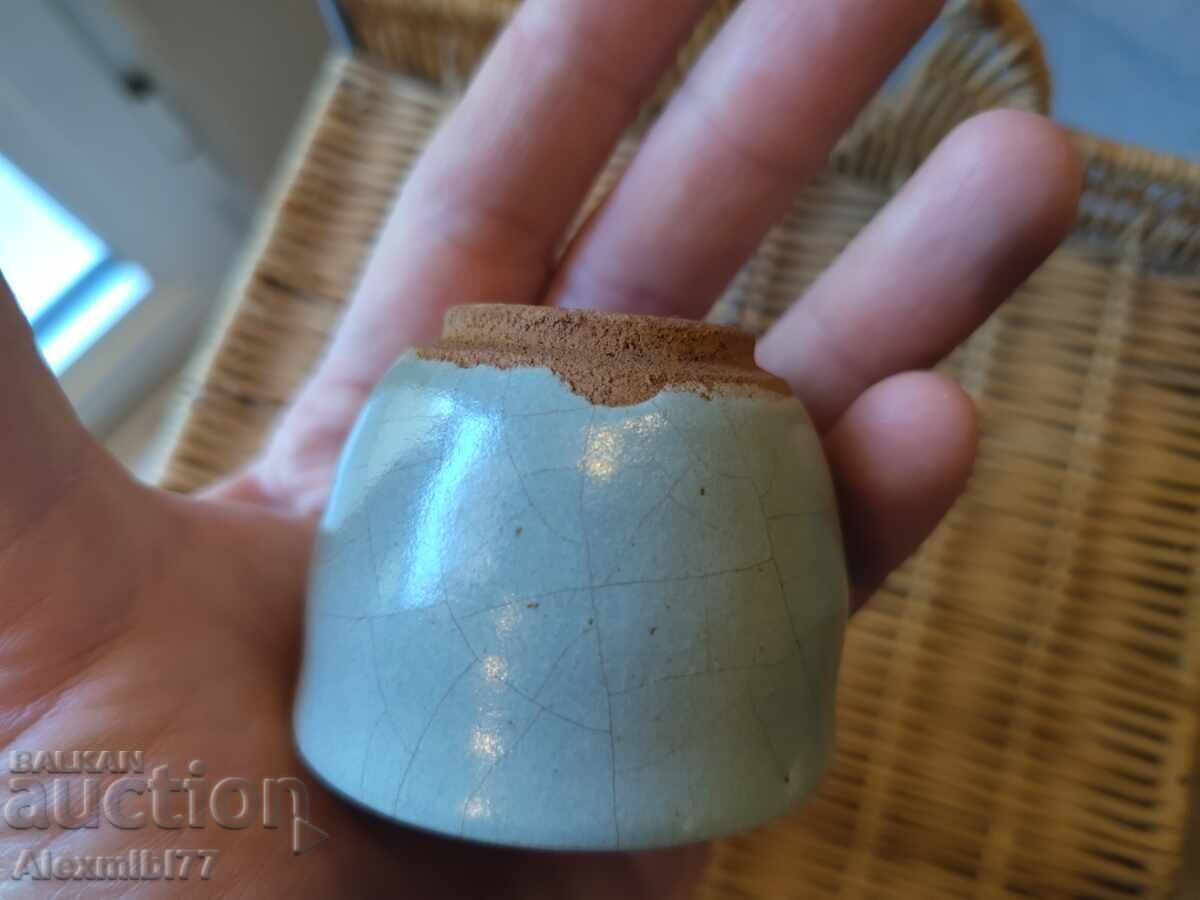 Livrarea Ceașcă japoneză de sake din ceramică - Hagi guinomi - Japonia Livrarea Ceașcă japoneză de sake din ceramică - Hagi guinomi - Japonia