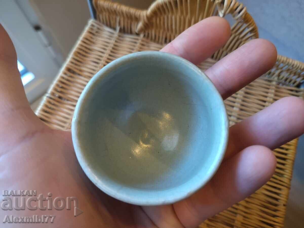 Ceașcă japoneză de sake din ceramică - Hagi guinomi - Japonia - 7