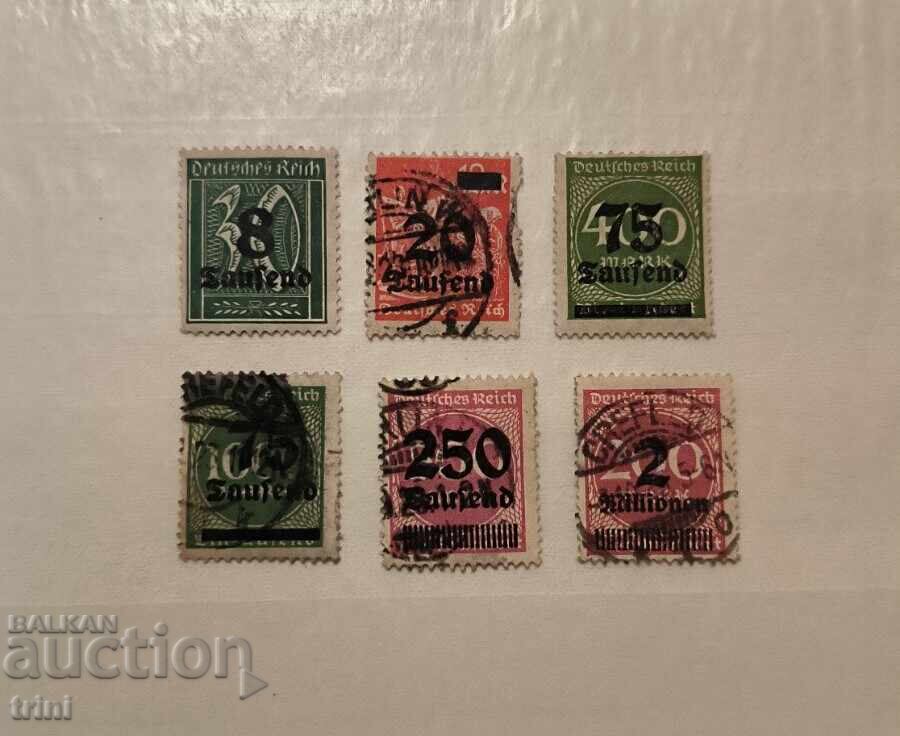 Germania Reich 1823 g. supratiparite