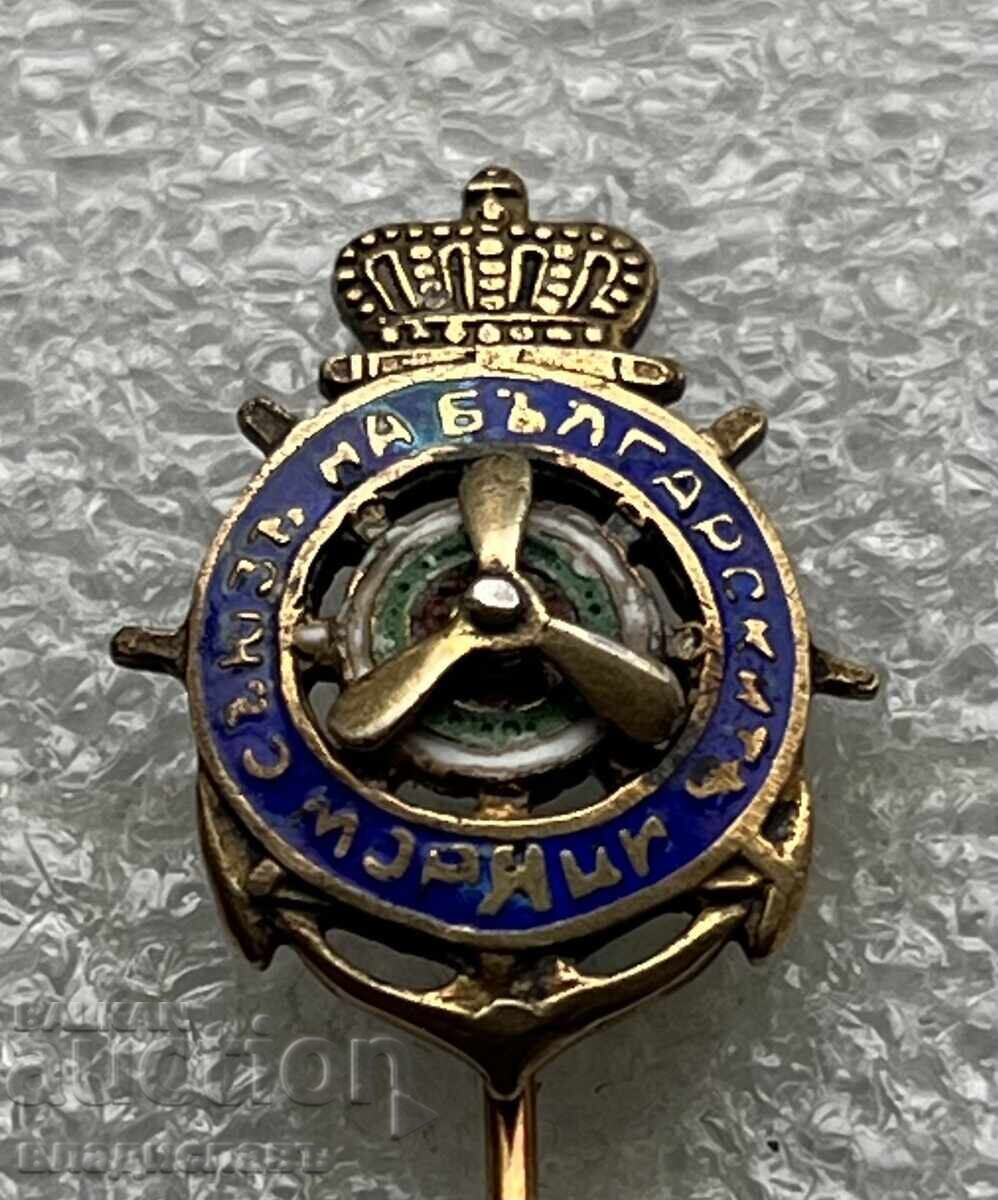 old Royal badge Union of Bulgarian Sailors with price 400.00 BGN | € 204.52