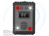 Aparat cu ultrasunete împotriva rozătoarelor cu lumini intermitente