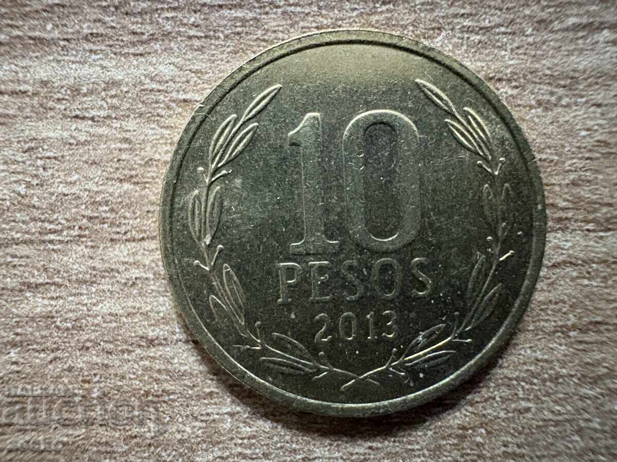 Chile - 10 pesos (2013) Chile - 10 pesos (2013)