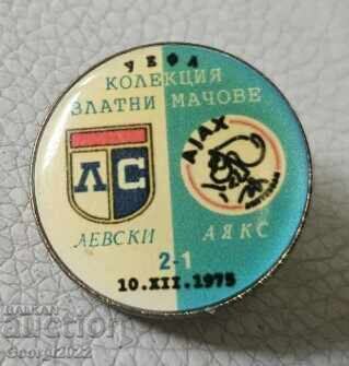Znachka Levski - Άγιαξ 1975 Συλλογή Χρυσών Αγώνων