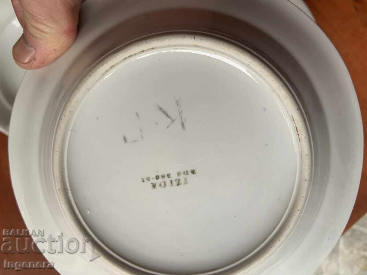 Auction  PORCELAIN PLATE PLATES FROM SOCIALIST BULGARIA - 3 PCS