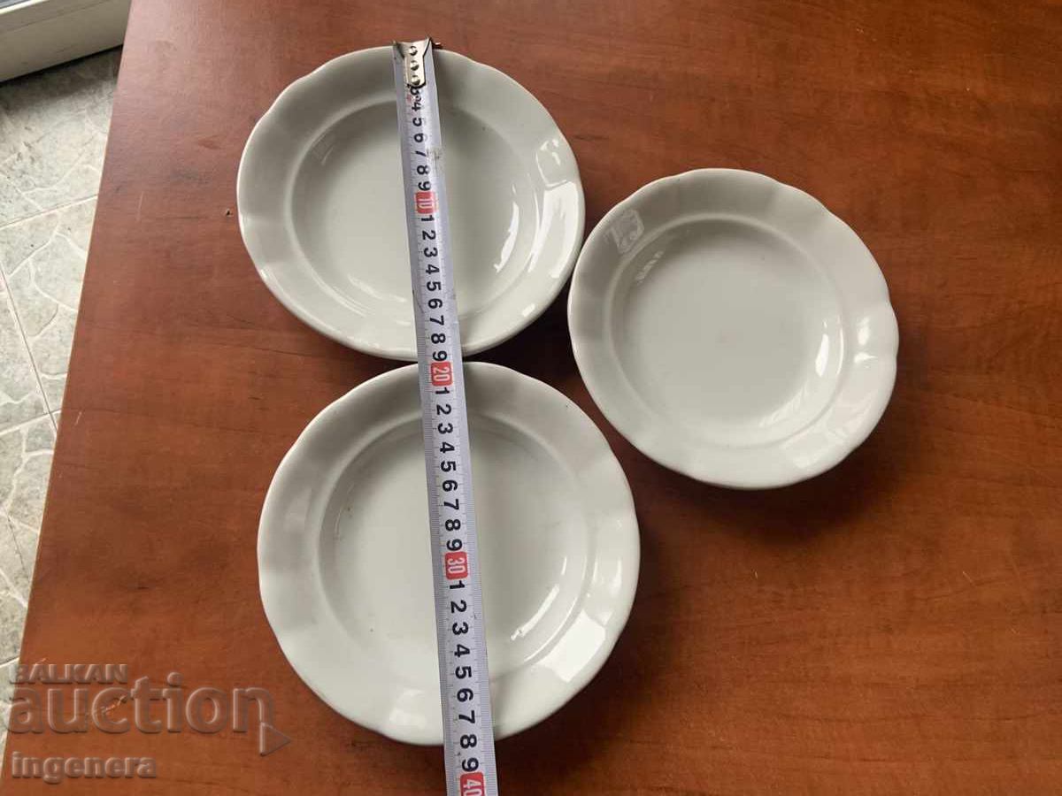 Delivery of PORCELAIN PLATE PLATES FROM SOCIALIST BULGARIA - 3 PCS
