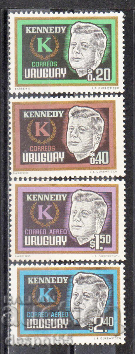 1965. Ουρουγουάη. Ένα έτος από τον θάνατο του προέδρου Τζον Κένεντι