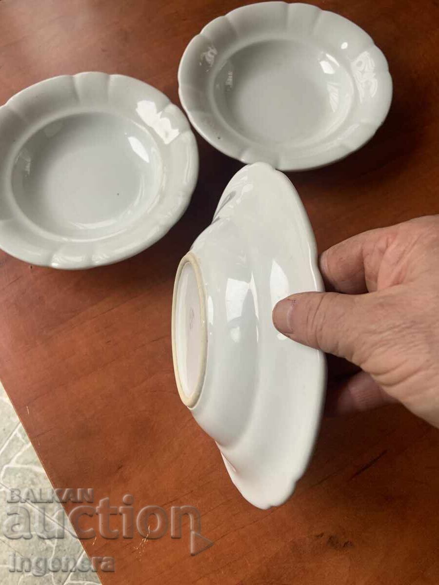 Πορσελάνινα Πιάτα Πιάτα από Σοσιαλιστική Βουλγαρία - 3 Τεμάχια - 5