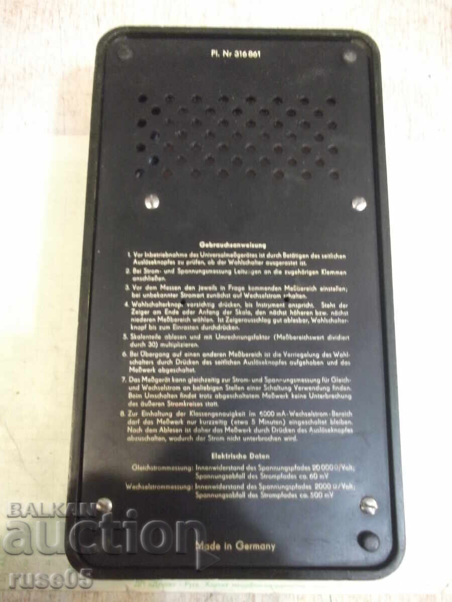 Μουλτιμέτρο "EAW" γερμανικό - ΓΔΔ-DDR - 7