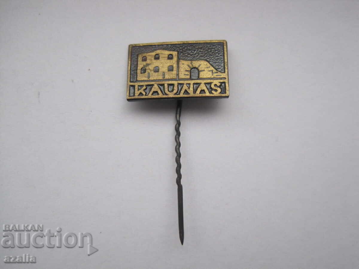 Badge Lithuania - Kaunas Badge Lithuania - Kaunas