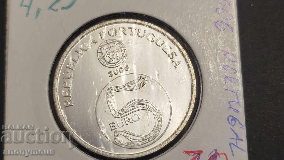 Silver Coin 5 Euro Portugal 2006 Alcobaça Monastery with price 45.00 BGN | € 23.01 Silver Coin 5 Euro Portugal 2006 Alcobaça Monastery with price 45.00 BGN | € 23.01
