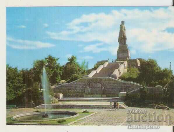 Bulgaria Postcard Plovdiv Monument of the Soviet Army - "Alyosha" 3*