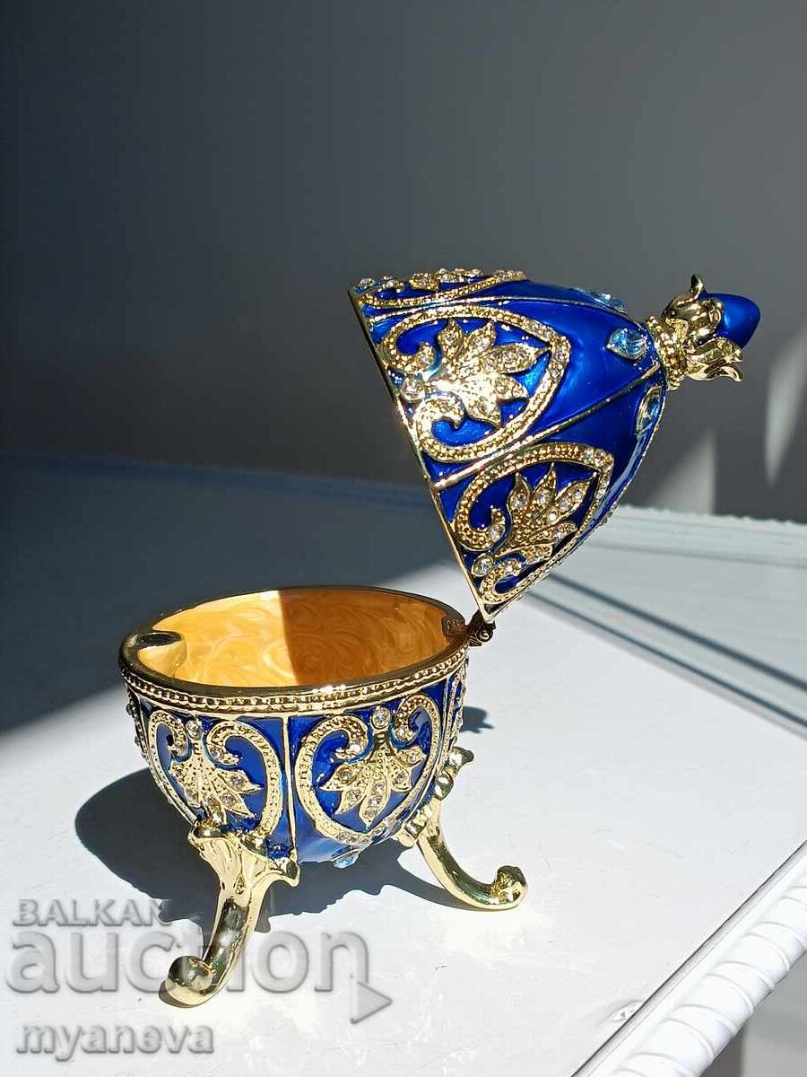 Faberge-style jewelry box - 5