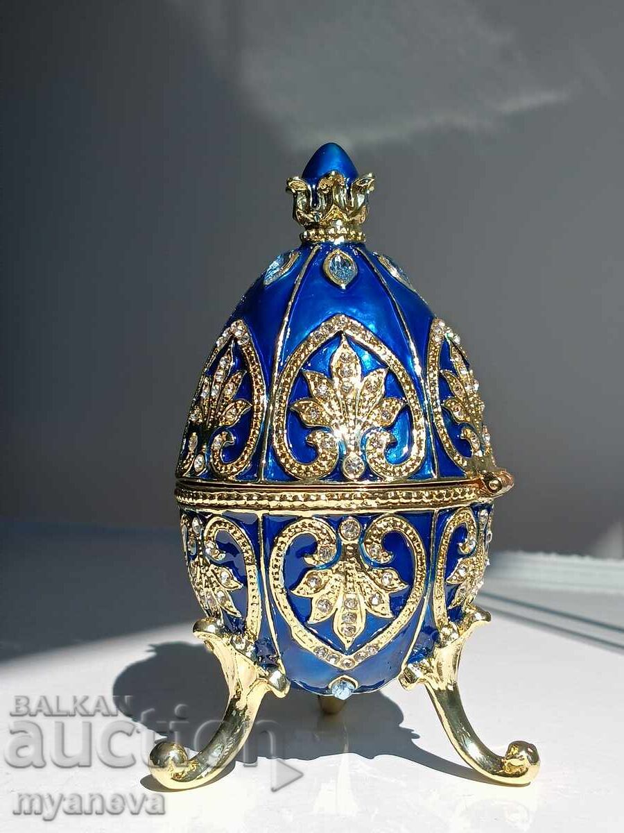 Faberge-style jewelry box - 6
