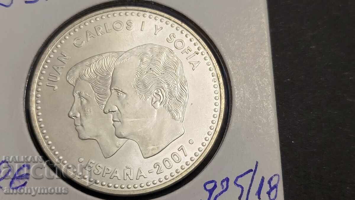 Silver Coin 12 Euro Spain 2007 Treaty of Rome Silver Coin 12 Euro Spain 2007 Treaty of Rome