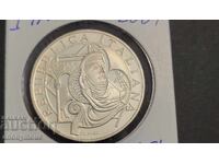 Silver coin 10 euro Italy Genoa capital of culture 2004