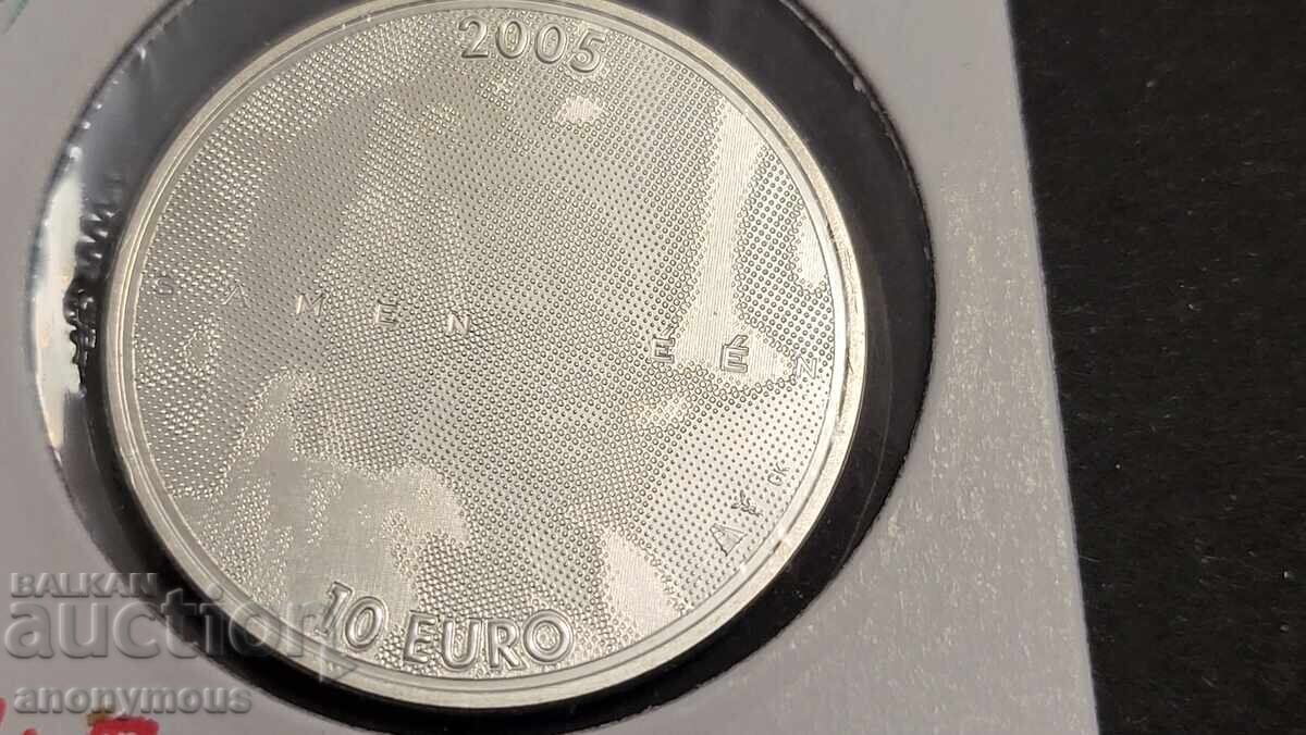 Auction Silver Coin 10 Euro Netherlands 2005 Beatrix Auction Silver Coin 10 Euro Netherlands 2005 Beatrix