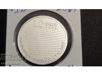 Silver Coin 10 Euro Netherlands 2004 Amalia