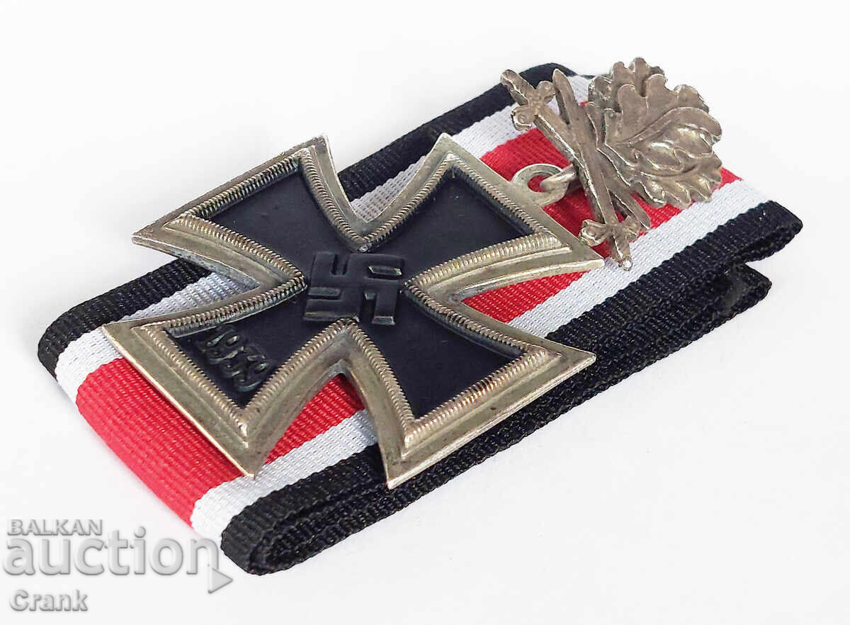 WW2, 3ο Ράιχ, Σταυρός των Ιπποτών με Δρύινα Φύλλα και Σπαθιά