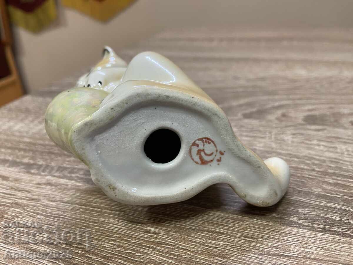Porcelain figurine "Cat with jug" - 5 Porcelain figurine "Cat with jug" - 5