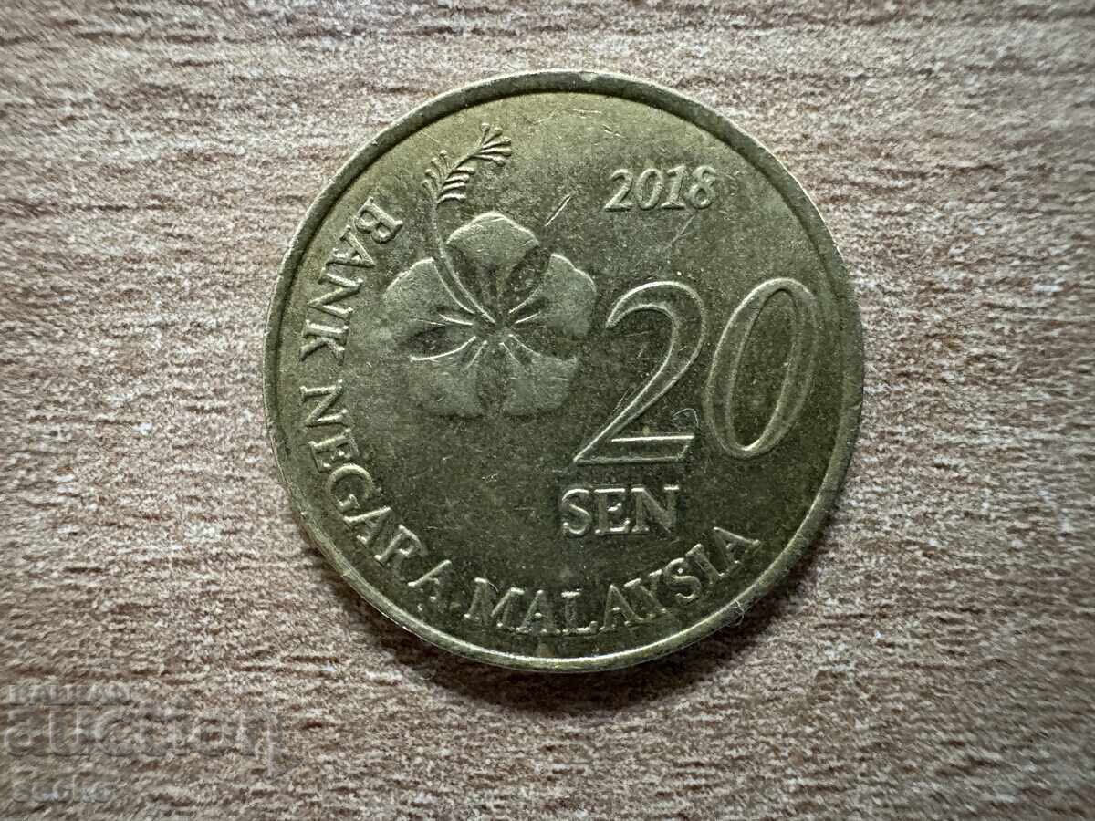 Малайзия - 20 сена (2018) Малайзия - 20 сена (2018)