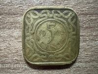 Σουρινάμ - 5 σεντ (1962)