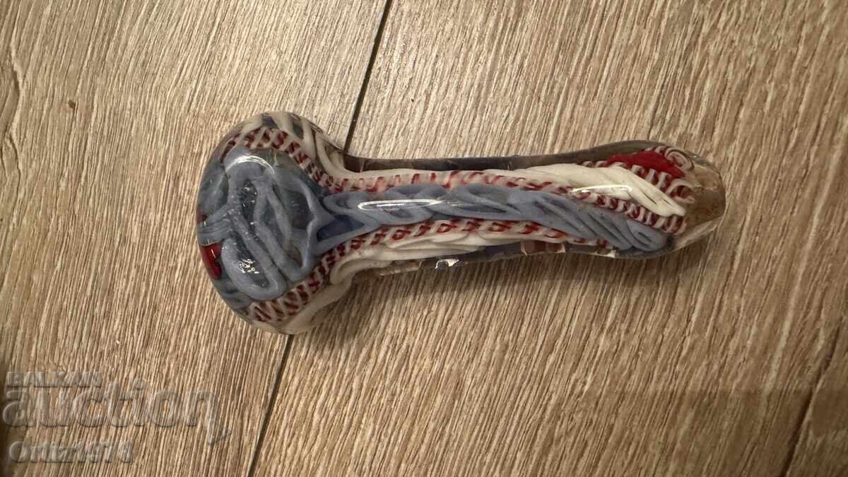 Licitație Unică pipă uscată din sticlă, borosilicat. Excelentă