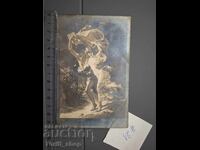 Παλιά ταχυδρομική κάρτα - Άνδρας και γυναίκα