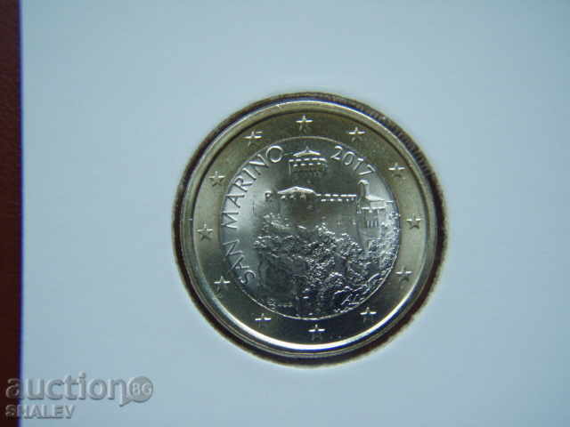 1 Euro 2017 San Marino - Unc (Euro) with price 4.89 BGN | € 2.50