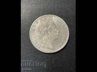 Αυστρία 1 φλορίνι, 1860 μ.Χ. Νομισματοκοπείο - Α (Βιέννη)