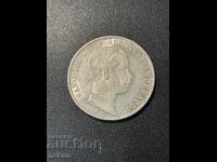 Αυστρία 1 φλορίνι, 1860 μ.Χ. Νομισματοκοπείο - Α (Βιέννη)