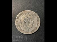 Γαλλία 5 φράγκα, 1839. Νομισματοκοπείο - Παρίσι (Α)