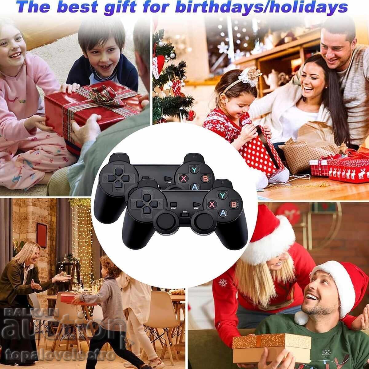 Livrarea NOUĂ! Consolă retro cu 20.000+ jocuri, 4K HDMI, controlere wireless Livrarea NOUĂ! Consolă retro cu 20.000+ jocuri, 4K HDMI, controlere wireless