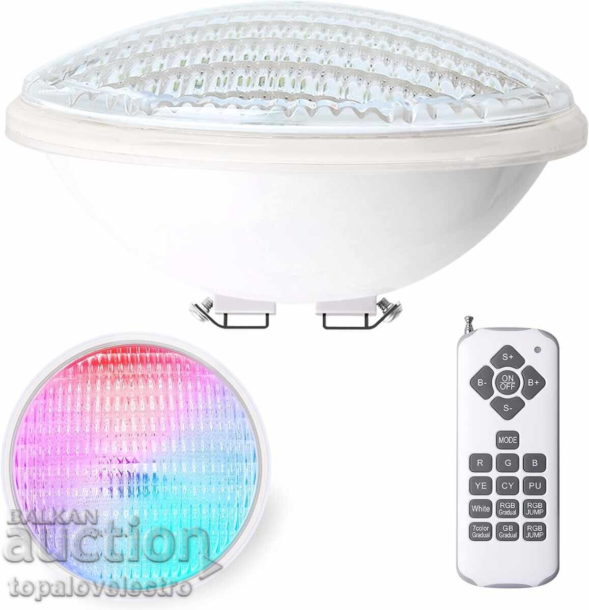 ΝΕΟ! RGB LED φωτισμός για πισίνα – 40W με τηλεχειριστήριο