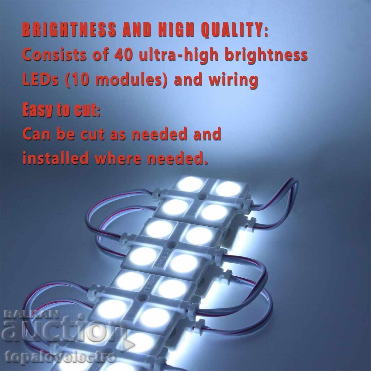 Παράδοση Εσωτερικός LED φωτισμός για τροχόσπιτο/βαν/φορτηγό, 10 μονάδες