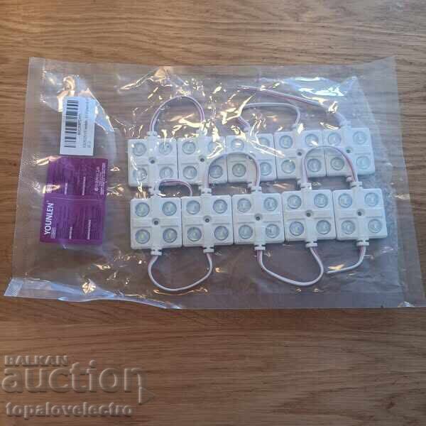 Εσωτερικός LED φωτισμός για τροχόσπιτο/βαν/φορτηγό, 10 μονάδες - 5