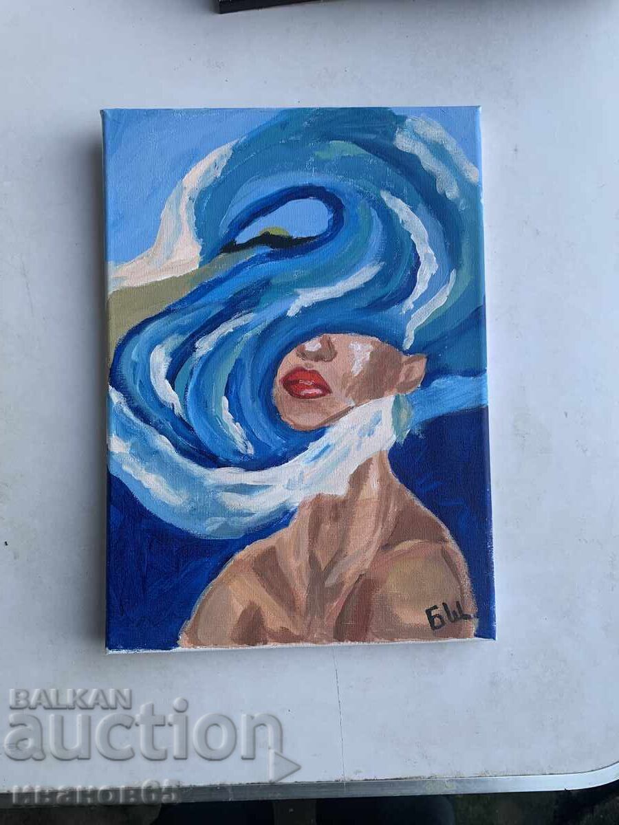 картина абстракция с цена 35.00 лв. | € 17.90