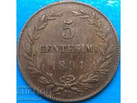 San Marino 1894 5 centesimi - necirculat