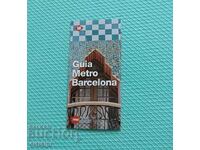 Harta metrou - Barcelona, Spania