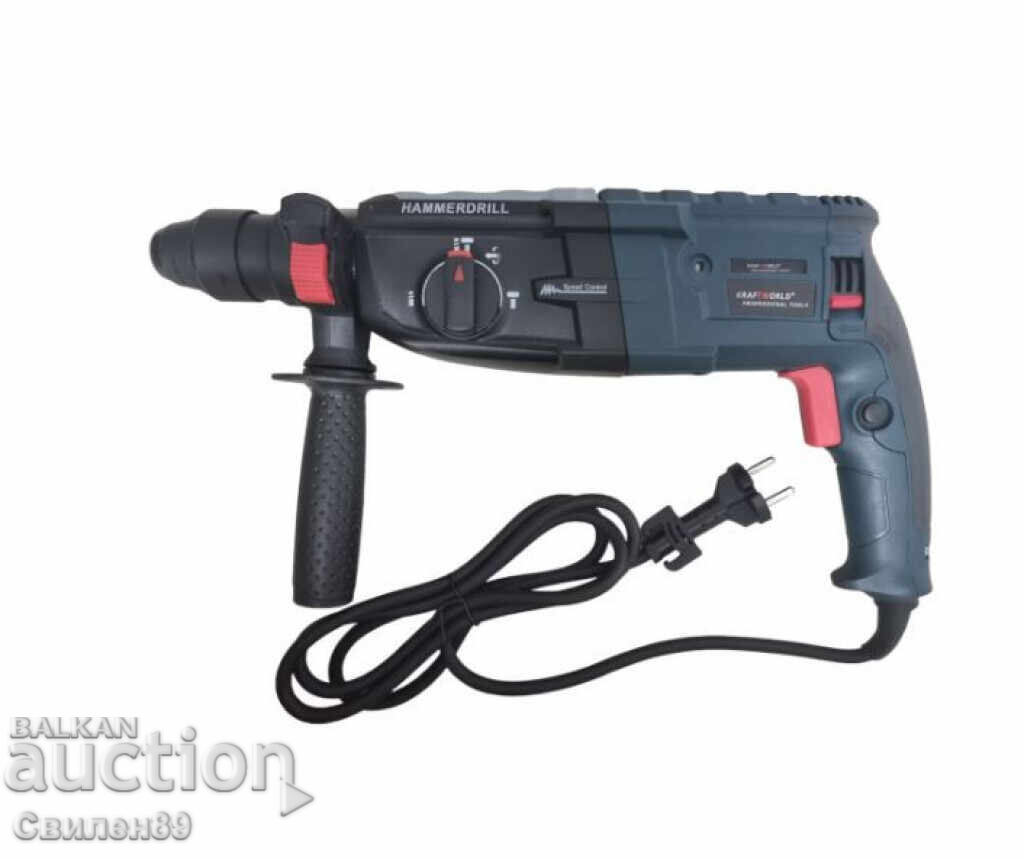 Delivery of Hammer drill 1100W with 2 chucks and SDS Plus handle - Set