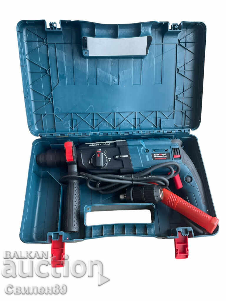 Hammer drill 1100W with 2 chucks and SDS Plus handle - Set - 6