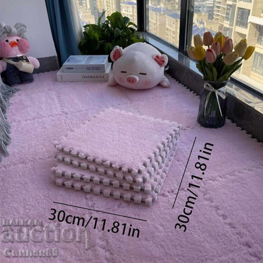 Covoraș puzzle moale din 10 piese 1mp