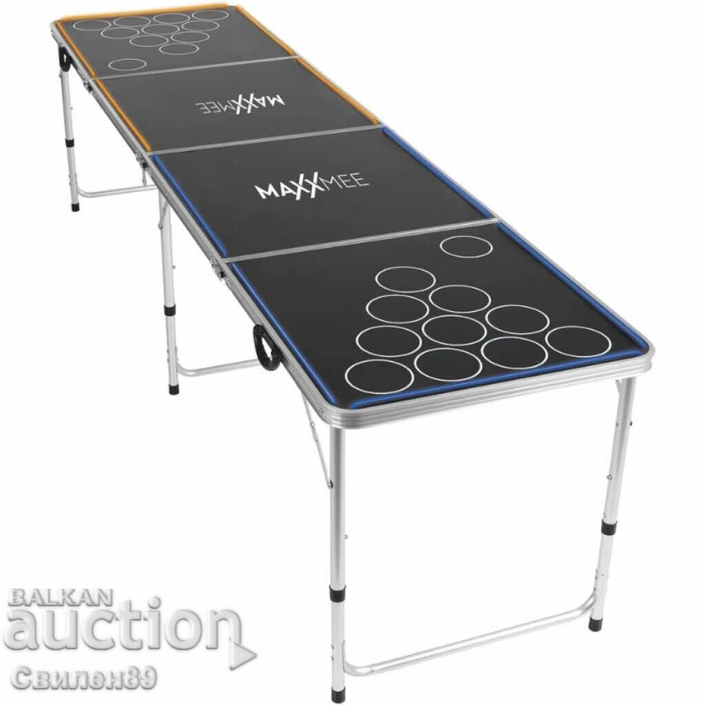 1 pc/ MAXXMEE LED Beer Pong table - party table with LED lighting - 5