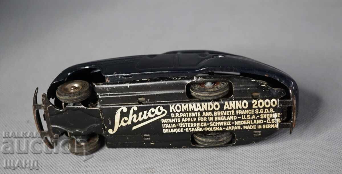 1930 SCHUCO Γερμανικό μεταλλικό μηχανικό παιχνίδι μοντέλο αυτοκινήτου - 6