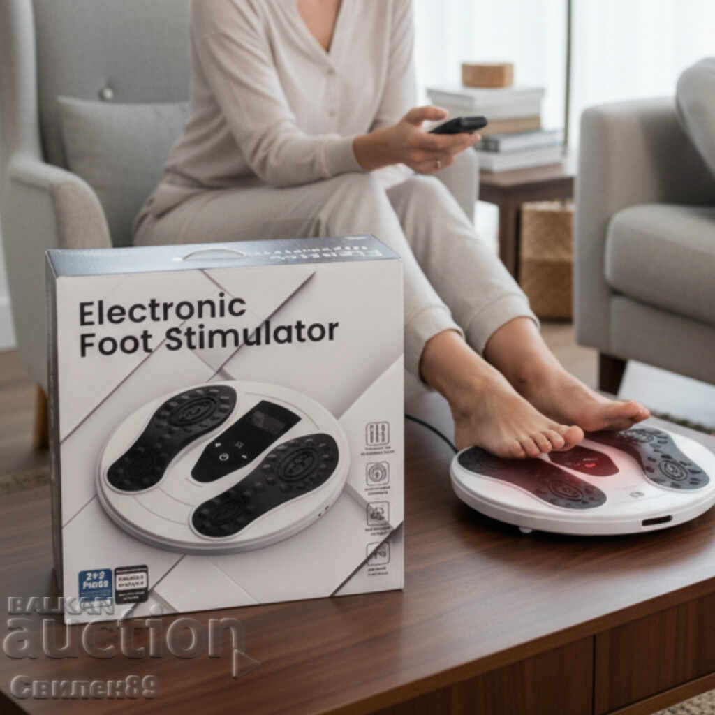 1 buc./ Stimulator electronic pentru picioare EMS + TENS – fără fir - 5