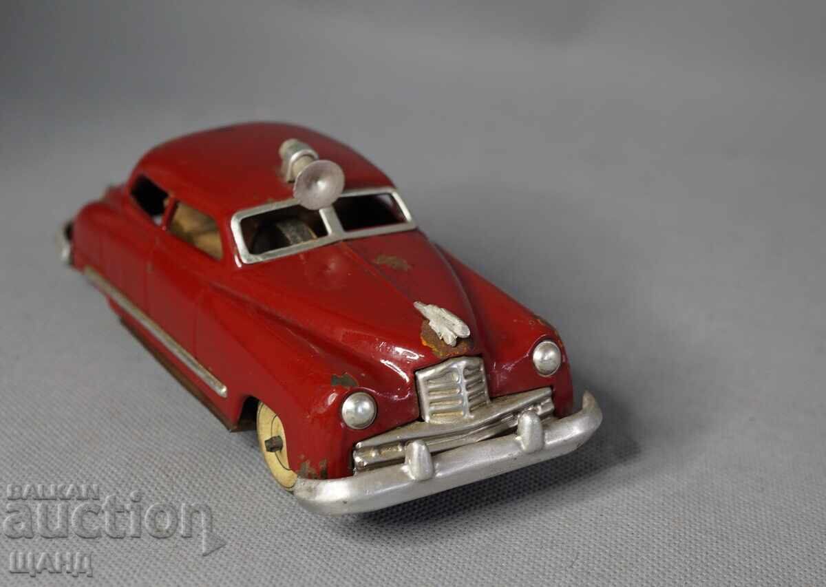 Old Japanese metal toy retro car police siren with price 220.00 BGN | € 112.48