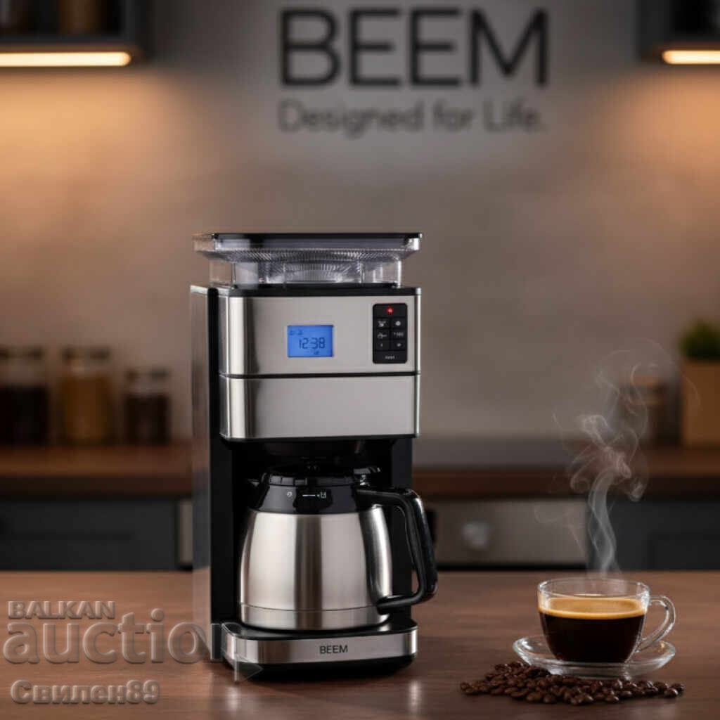 1 pc. / Filter coffee machine with grinder and thermal carafe BEEM BASIC S with price 320.00 BGN | € 163.61